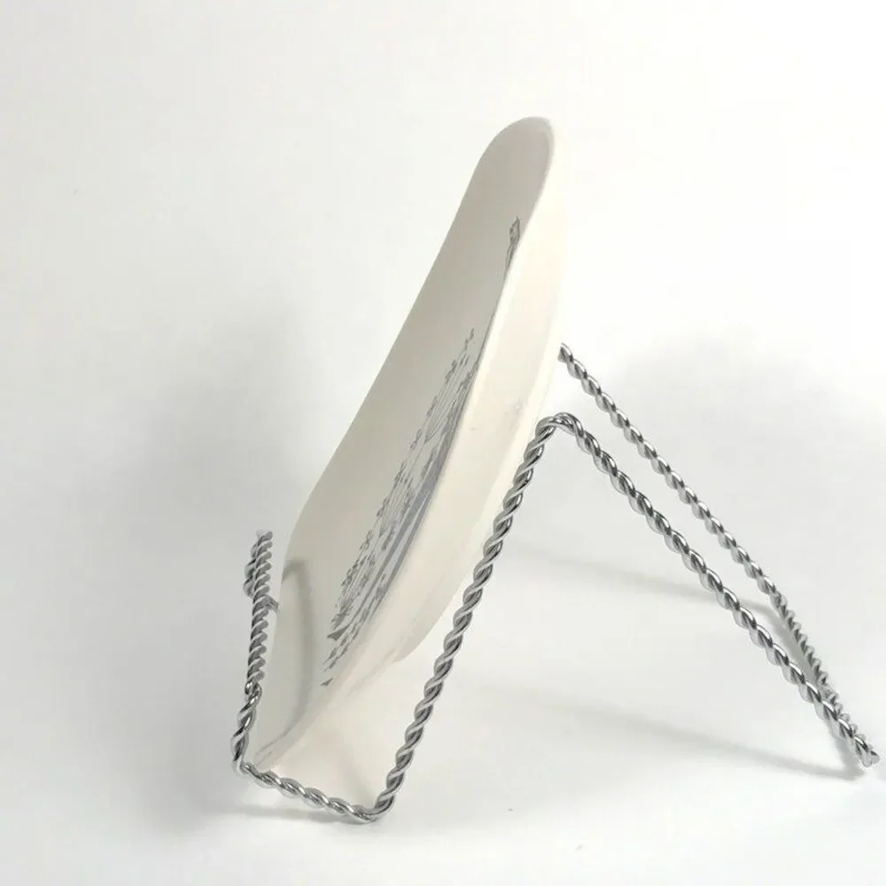 Stavangerflint Danish modern Man with the Mandolin Hand painted Plate, retro MCM - Picture 8 of 9